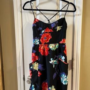 American eagle Floral Strappy Dress size small